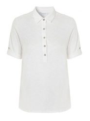 TATUUM Koszulka polo "Fenika" w kolorze białym rozmiar: L. Białe bluzki Tatuum, l, bez wzorów, bez kołnierzyka, bez ramiączek. Za 115.24 zł.