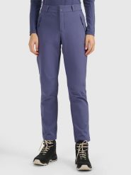 SPODNIE TREKKINGOWE DAMSKIE 4F SOFTSHELL Z MEMBRANĄ TFTRF0988 S. Niebieskie spodnie narciarskie 4f, l, bez wzorów, z softshellu, trekkingowe. Za 299.99 zł.