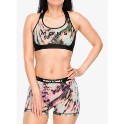 Biustonosz sportowy Mons Royale Stella X-Back Bra. Zielone bielizna sportowa Mons Royale, l, bez wzorów. Za 172.99 zł.