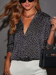 Milan Kiss Koszula w kolorze czarnym rozmiar: S. Czarne koszule Milan Kiss, s, bez wzorów, bez kołnierzyka, bez ramiączek. Za 130.99 zł.