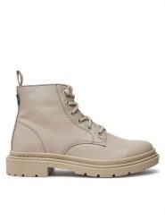 Levi's® Botki 234715-1964-23 Beżowy. Brązowe botki bez wzorów, ze skóry, bez obcasa, na płaskiej podeszwie, bez zapięcia. Za 429.99 zł.