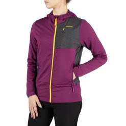 Bluza do biegania z kapturem damska Viking Tacoma Hoodie Lady. Fioletowe bluzy Viking, s, bez wzorów, z kapturem. Za 219.90 zł.