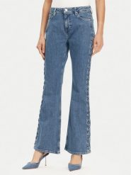 Guess Jeansy W5GA1E D4H7C Niebieski Boot Fit. Niebieskie jeansy Guess, z aplikacjami. Za 389.99 zł.