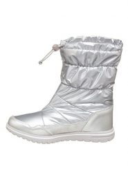 Kangaroos Kozaki zimowe "K-Wowi Coll RTX" w kolorze srebrnym rozmiar: 37. Szare kozaki KangaROOS, na zimę, z materiału, bez obcasa, bez zapięcia. Za 150.34 zł.