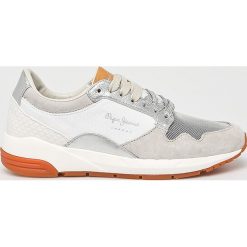Pepe Jeans - Buty Foster Maya. Szare obuwie sportowe Pepe Jeans, z jeansu, bez zapięcia. W wyprzedaży za 269.90 zł.