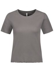Eight2Nine Koszulka w kolorze szarym rozmiar: XL. Szare bluzki Eight2Nine, xl, bez wzorów, prążkowane, bez kołnierzyka, bez ramiączek. Za 79.59 zł.