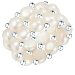 Valero Pearls Pierścionek z perłą srebro wysokiej próby Perła hodowlana słodkowodna srebrny Pierścionki 1 ct Damski. Szare pierścionki Valero Pearls, z perłą, srebrne. Za 159.99 zł.