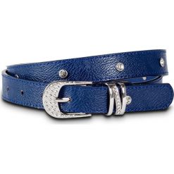 Pasek ze sztrasami bonprix kobaltowo-srebrny kolor. Niebieskie paski bonprix, z aplikacjami. Za 27.99 zł.
