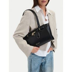 Torebka Nine West. Czarne torebki klasyczne Nine West, bez wzorów, bez dodatków. Za 279.99 zł.