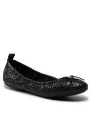 MICHAEL Michael Kors Baleriny Juliette Flat 40F2JTFP1L Czarny. Czarne baleriny MICHAEL Michael Kors, bez wzorów, ze skóry, bez obcasa. Za 719.99 zł.
