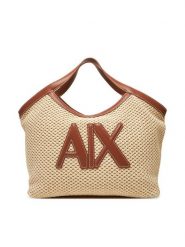 Armani Exchange Torebka XW000410 AF12591 M1047 Beżowy. Brązowe torebki klasyczne Armani Exchange, bez wzorów, z tworzywa sztucznego, bez dodatków. Za 529.99 zł.