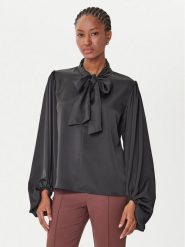 Rinascimento Bluzka CFC0126202003 Czarny Loose Fit. Czarne bluzki Rinascimento, xl, bez wzorów, z syntetyku, bez kołnierzyka, bez ramiączek. Za 309.99 zł.