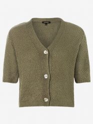 More & More Kardigan w kolorze khaki rozmiar: 34. Brązowe kardigany More & More, bez wzorów, ze splotem. Za 226.95 zł.