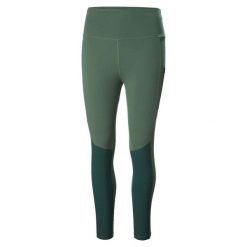 Damskie legginsy 7/8 Helly Hansen Blaze. Zielone legginsy sportowe Helly Hansen, bez wzorów. Za 468.00 zł.