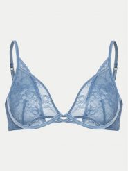 Hunkemöller Biustonosz z fiszbiną Molly 204623 Niebieski. Niebieskie biustonosze Hunkemöller, bez wzorów, z syntetyku. Za 99.99 zł.