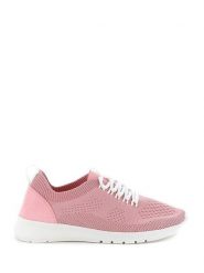 Grünland Sneakersy w kolorze jasnoróżowym rozmiar: 40. Różowe trampki Grünland, bez wzorów, z materiału, bez zapięcia. Za 91.77 zł.