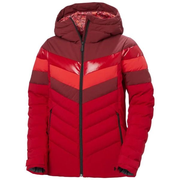 Damska kurtka puchowa Helly Hansen Imperial Puffy. Czerwone kurtki narciarskie Helly Hansen, l, bez wzorów, z materiału, bez kaptura, narciarskie. Za 1,132.50 zł.