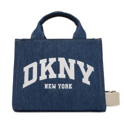 Torebka DKNY. Niebieskie torebki klasyczne DKNY, bez wzorów, bez dodatków. Za 439.99 zł.