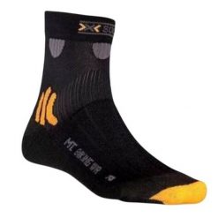 Skarpetki Unisex Dla Dorosłych Rower Górski. Czarne skarpety X Socks, bez wzorów. Za 46.99 zł.