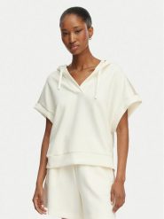 BOSS Bluza Mirage 50561076 Kremowy Relaxed Fit. Białe bluzy Boss, l, bez wzorów, z syntetyku, bez kaptura. Za 349.99 zł.