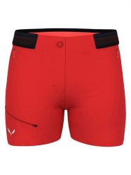 Salewa Bojówki funkcyjne "Pedroc Pro Durastretch" w kolorze czerwonym rozmiar: 36. Czerwone spodnie dresowe Salewa, bez wzorów, z materiału. Za 162.87 zł.