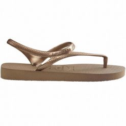 Klapki Havaianas Model Flash Urban Kolor Brąz. Brązowe klapki Havaianas, bez wzorów, bez obcasa. Za 83.99 zł.