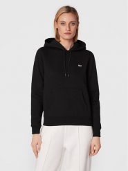 Tommy Jeans Bluza Fleece Hoodie DW0DW09228 Czarny Regular Fit. Czarne bluzy Tommy Jeans, xs, bez wzorów, z jeansu, bez kaptura. Za 209.99 zł.
