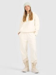4F Spodnie dresowe polarowe damskie - białe XL. Białe spodnie dresowe 4f, na co dzień, xl, bez wzorów, z dresówki. Za 149.99 zł.