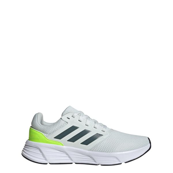Buty Galaxy 6. Zielone obuwie sportowe Adidas, z materiału, bez zapięcia, do biegania. Za 293.50 zł.