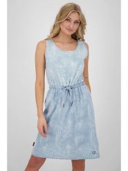 Alife and kickin Sukienka "Doja" w kolorze błękitnym rozmiar: XL. Niebieskie sukienki Alife and Kickin, xl, bez wzorów, bez kołnierzyka, bez ramiączek, midi. Za 82.99 zł.