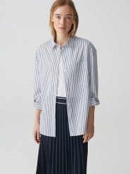 OPUS Koszula w kolorze białym rozmiar: 40. Białe koszule Opus, bez wzorów, bez kołnierzyka, bez ramiączek. Za 126.75 zł.