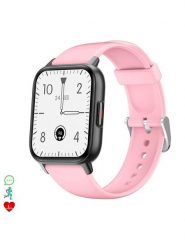 DAM Smartwatch "QS16" w kolorze czarno-jasnoróżowym rozmiar: onesize. Czarne, cyfrowe zegarki DAM, metalowe. Za 234.45 zł.
