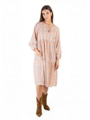 Isla Bonita by SIGRIS Sukienka w kolorze beżowym rozmiar: XL. Brązowe sukienki Isla Bonita by SIGRIS, na co dzień, xl, bez wzorów, z bawełny, bez kołnierzyka, bez ramiączek, midi, proste. Za 127.35 zł.