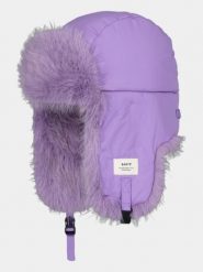 Czapka Damska Barts Hawka Bomber. Fioletowe czapki Barts, bez wzorów, z materiału. Za 249.00 zł.