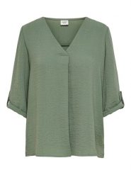 JDY Bluzka w kolorze khaki rozmiar: 40. Brązowe bluzki JDY, bez wzorów, bez kołnierzyka, bez ramiączek. Za 74.95 zł.