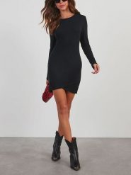 LA Angels Sukienka w kolorze czarnym rozmiar: L. Czarne sukienki LA Angels, l, bez wzorów, bez kołnierzyka, bez ramiączek, mini. Za 113.99 zł.