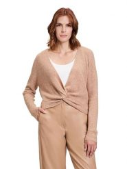BETTY & CO Sweter w kolorze karmelowym rozmiar: 40. Brązowe swetry Betty & Co, bez wzorów, z wełny, bez ramiączek. Za 122.38 zł.