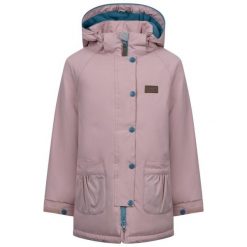 Trespass Roselettie - Damska kurtka przeciwdeszczowa Mid Rose. Czerwone kurtki sportowe Trespass, bez wzorów, z puchu, bez kaptura. Za 341.99 zł.