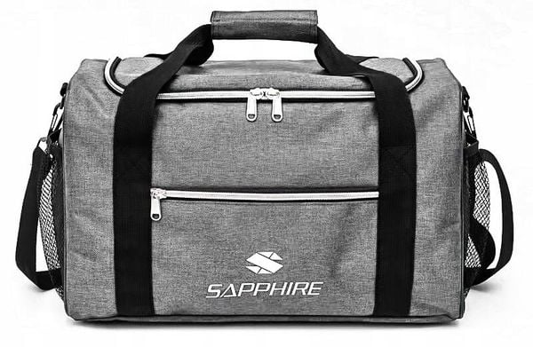 Torba sportowa Sapphire ST-130. Szare torby na ramię Sapphire, bez wzorów, z materiału, klasyczne, na ramię, duże, bez dodatków. Za 59.00 zł.