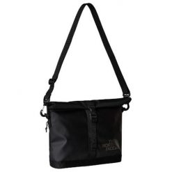 Torba turystyczna The North Face Base Camp Shoulder Bag. Czarne torby na ramię The North Face, bez wzorów, z materiału, eleganckie, na ramię, bez dodatków. Za 252.00 zł.