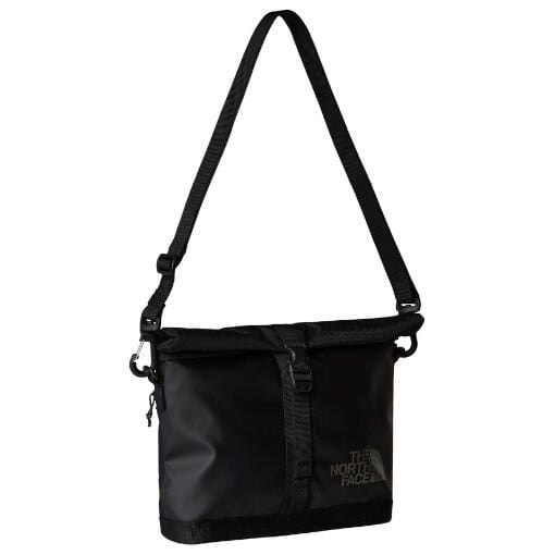 Torba turystyczna The North Face Base Camp Shoulder Bag. Czarne torby na ramię The North Face, bez wzorów, z materiału, eleganckie, na ramię, bez dodatków. Za 252.00 zł.