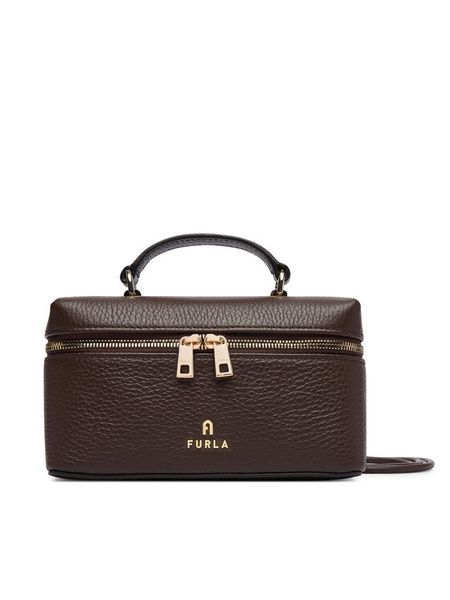 Furla Torebka Camelia Micro WE00625 HSF000 2460S Brązowy. Brązowe torebki klasyczne Furla, bez wzorów, ze skóry, bez dodatków. Za 944.99 zł.