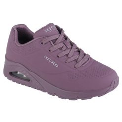 Buty sportowe Sneakersy damskie, Skechers Uno-Stand on Air. Fioletowe obuwie sportowe Skechers, bez zapięcia, trekkingowe, Skechers Sport. Za 359.99 zł.