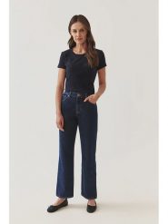 TATUUM Dżinsy - Comfort fit - w kolorze granatowym rozmiar: 44. Niebieskie jeansy Tatuum, z aplikacjami, z podwyższonym stanem. Za 171.68 zł.