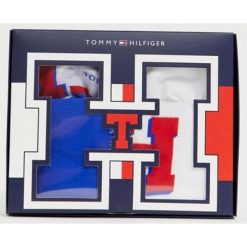 Skarpetki Unisex Tommy Hilfiger w eleganckim pudełku prezentowym. Czerwone skarpety ZEAGLE, bez wzorów, z bawełny. Za 116.99 zł.