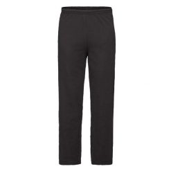 Lekkie Spodnie Do Biegania Unisex Dla Dorosłych Z Otwartym Dołem. Czarne spodnie sportowe FRUIT OF THE LOOM, m, bez wzorów, do biegania. Za 94.99 zł.