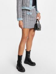 Morgan Spódnica mini 241-JOUCO Niebieski Regular Fit. Niebieskie spódnice Morgan, bez wzorów, z syntetyku, mini. Za 89.99 zł.