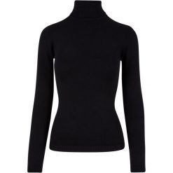 Dzianinowa Bluza Z Golfem Dla Kobiet. Czarne bluzy Urban Classics, xl, bez wzorów, z dzianiny, bez kaptura. Za 131.99 zł.
