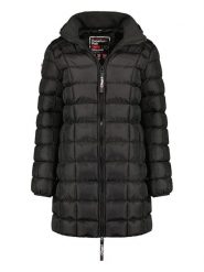 Canadian Peak Płaszcz pikowany "Bambolineak" w kolorze czarnym rozmiar: XL. Czarne płaszcze Canadian Peak, xl, z aplikacjami, bez kaptura. Za 294.28 zł.