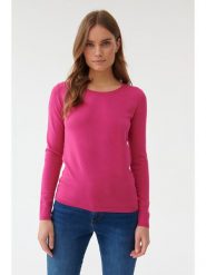 TATUUM Sweter w kolorze różowym rozmiar: XS. Różowe swetry Tatuum, xs, bez wzorów, bez ramiączek. Za 61.46 zł.